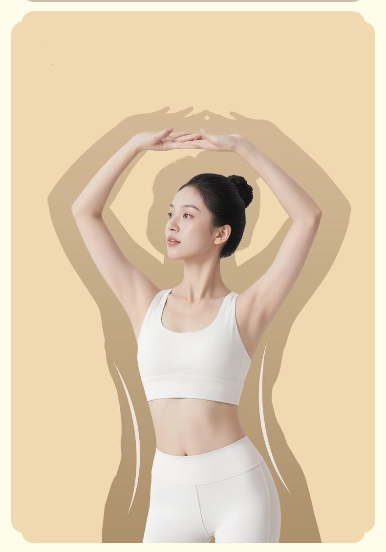 Brass & Wood Gua Sha Massage Tool – Full Body Scraping Board for Belly, Legs, Shoulders & Back