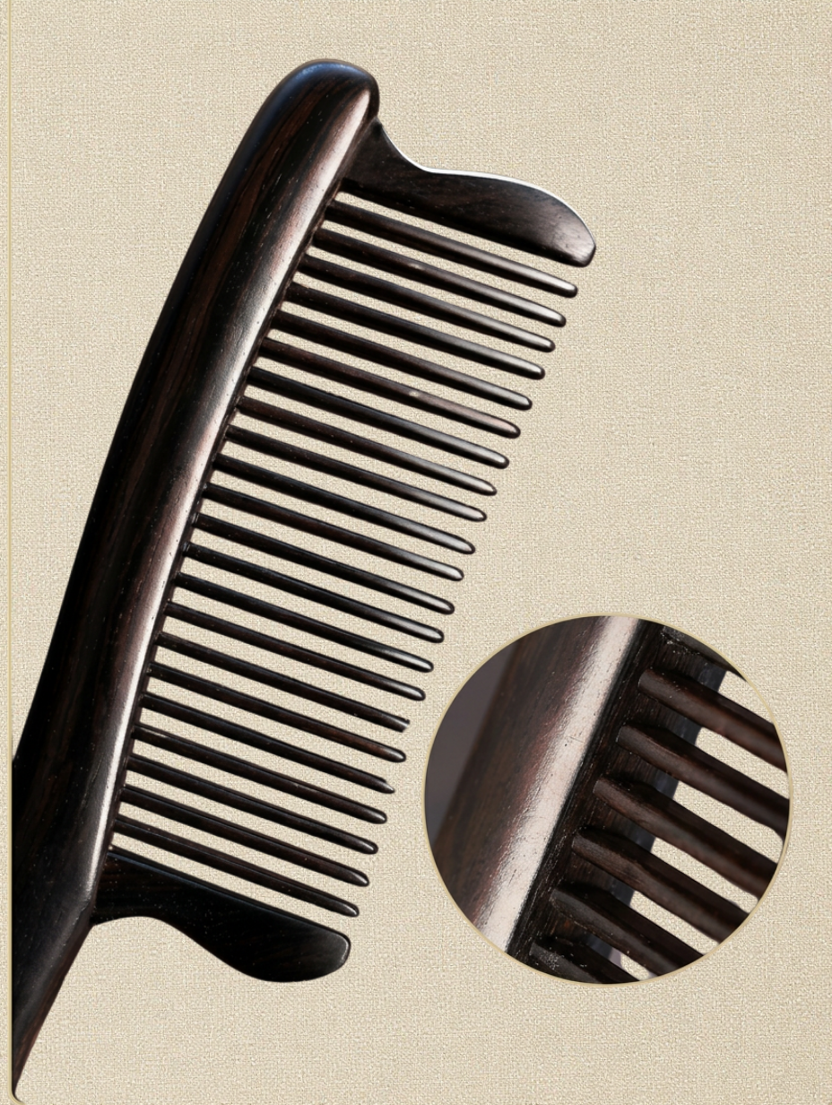 Sukha Vihara Rosewood Wide-Tooth Comb