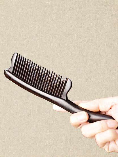 Sukha Vihara Rosewood Wide-Tooth Comb